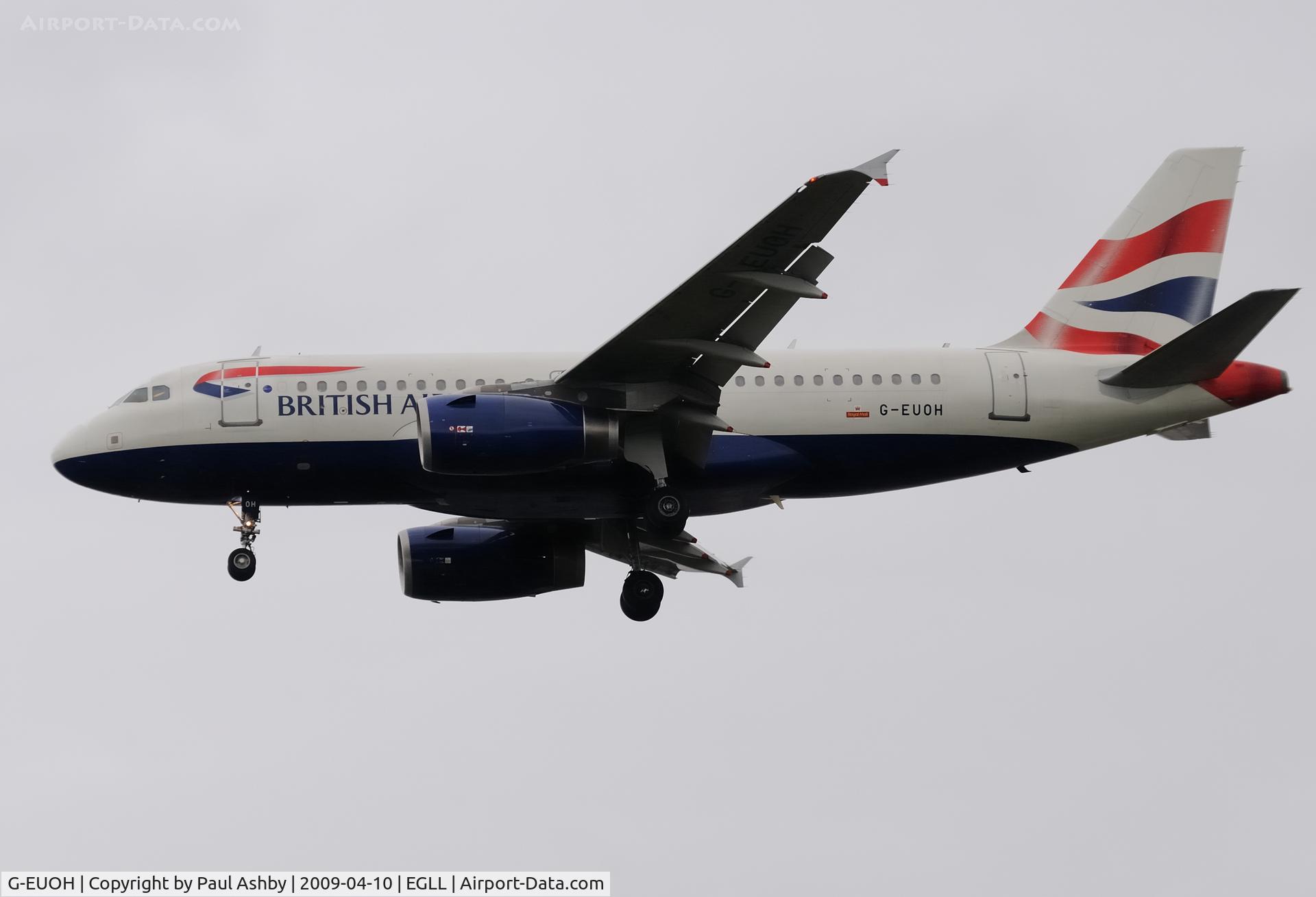G-EUOH, 2001 Airbus A319-131 C/N 1604, AIRBUS A319