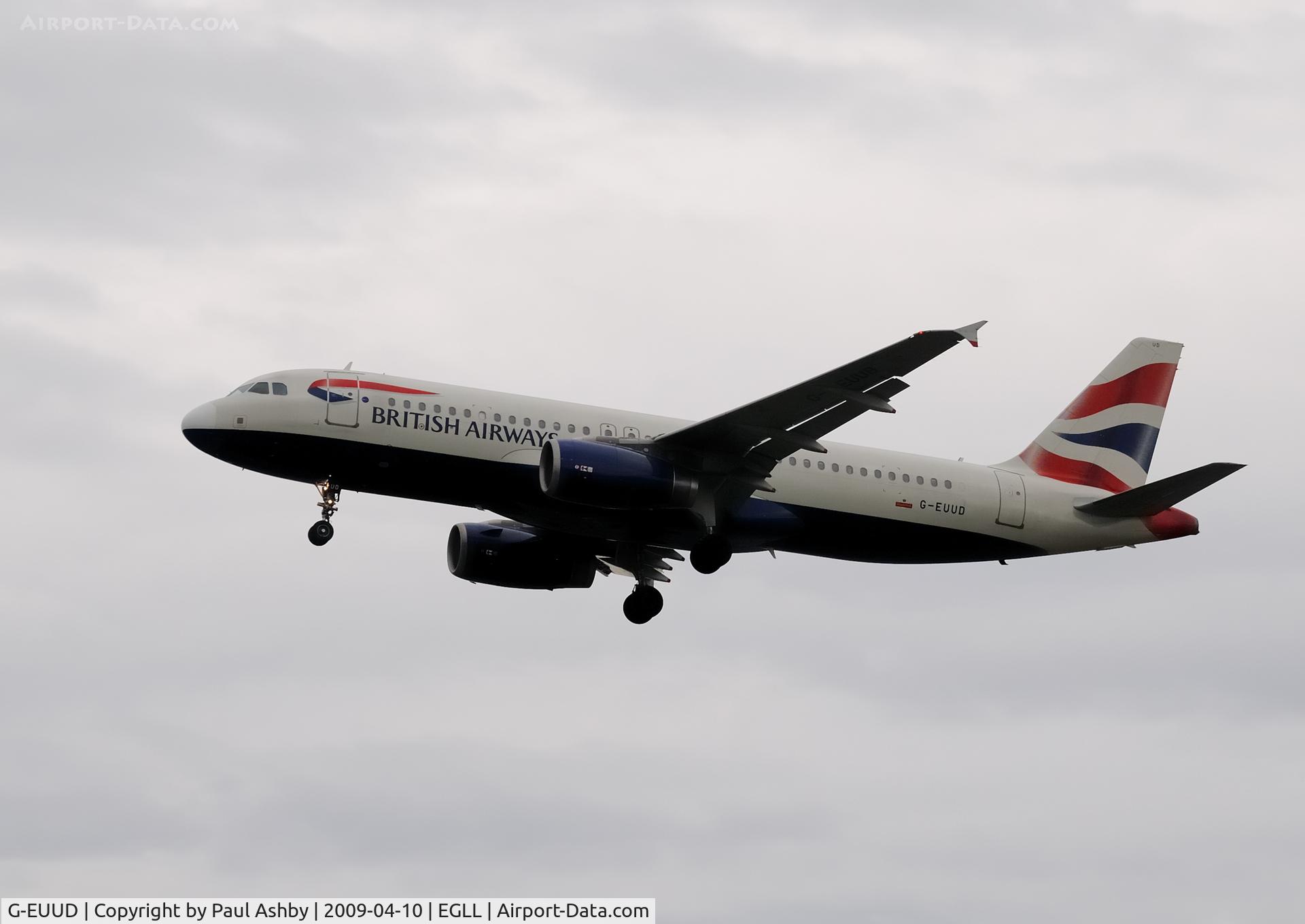 G-EUUD, 2002 Airbus A320-232 C/N 1760, AIRBUS A320