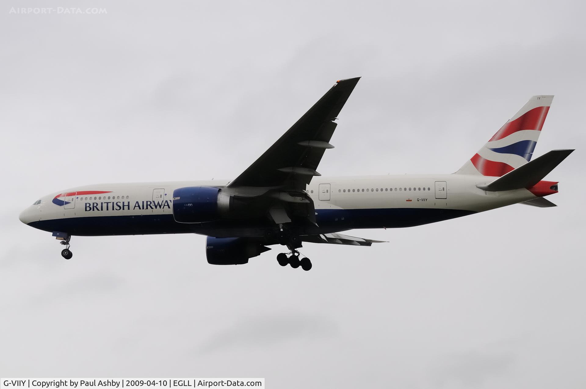 G-VIIY, 1999 Boeing 777-236 C/N 29967, BOEING 777