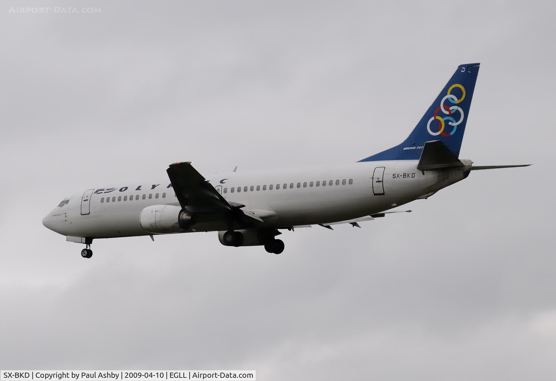 SX-BKD, 1991 Boeing 737-484 C/N 25362, Boeing B 737