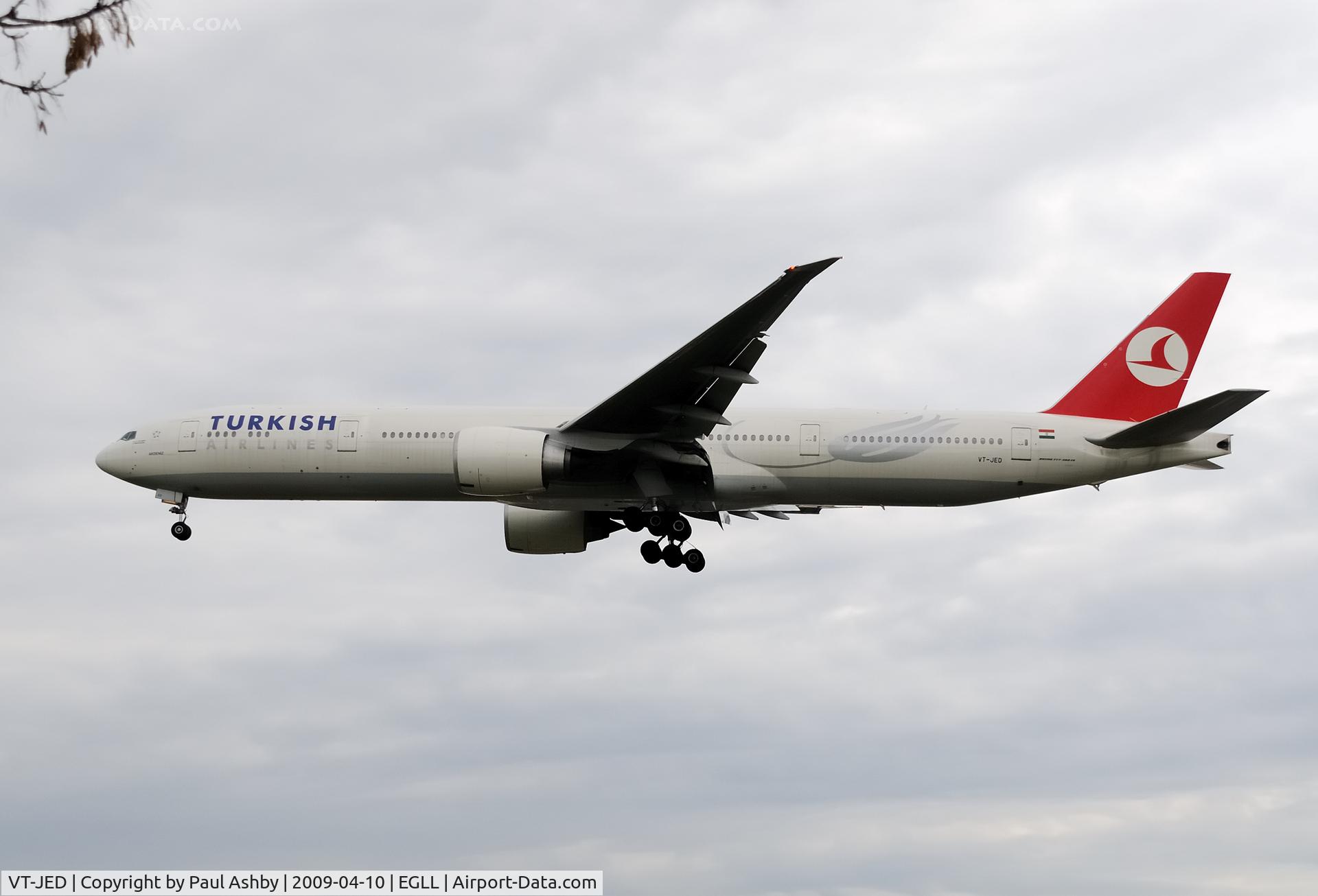 VT-JED, 2007 Boeing 777-35R/ER C/N 35160, Boeing 777