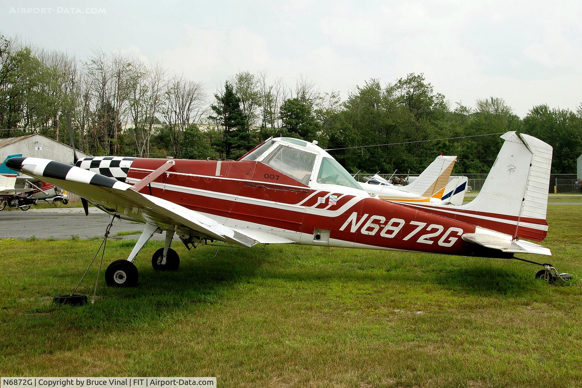 N6872G, 1973 Cessna 188B AGwagon C/N 18801215, Fitchburg Mun. Airport