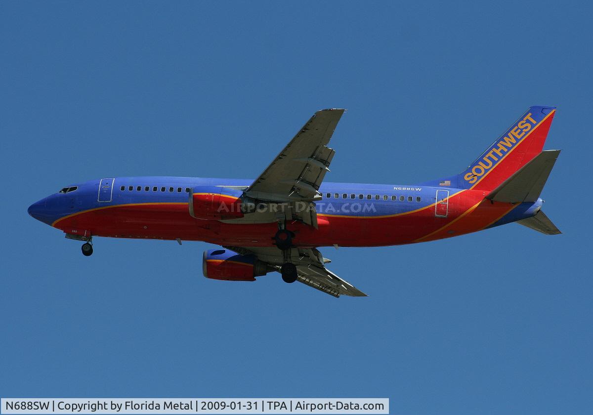 N688SW, 1985 Boeing 737-3Q8 C/N 23254, Southwest 737-300