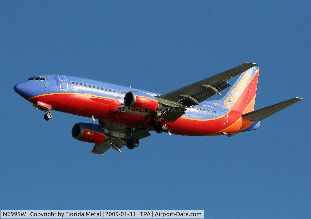 N699SW, 1987 Boeing 737-3Y0 C/N 23826, Southwest 737-300
