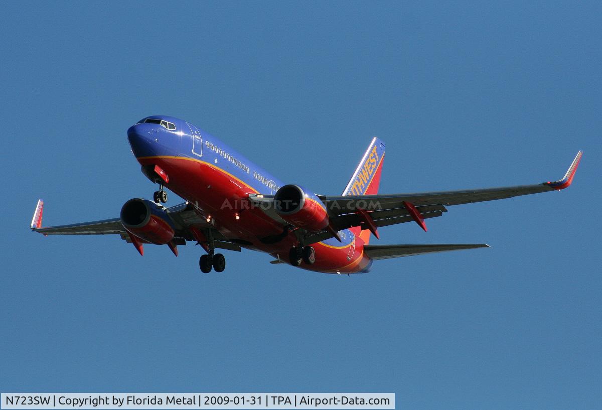 N723SW, 1999 Boeing 737-7H4 C/N 27855, Southwest 737-700