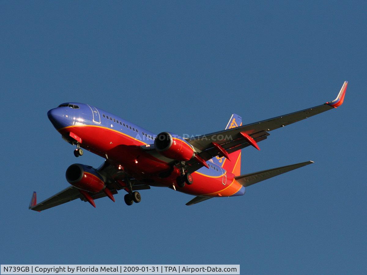 N739GB, 1998 Boeing 737-7H4 C/N 29275, Southwest 737-700