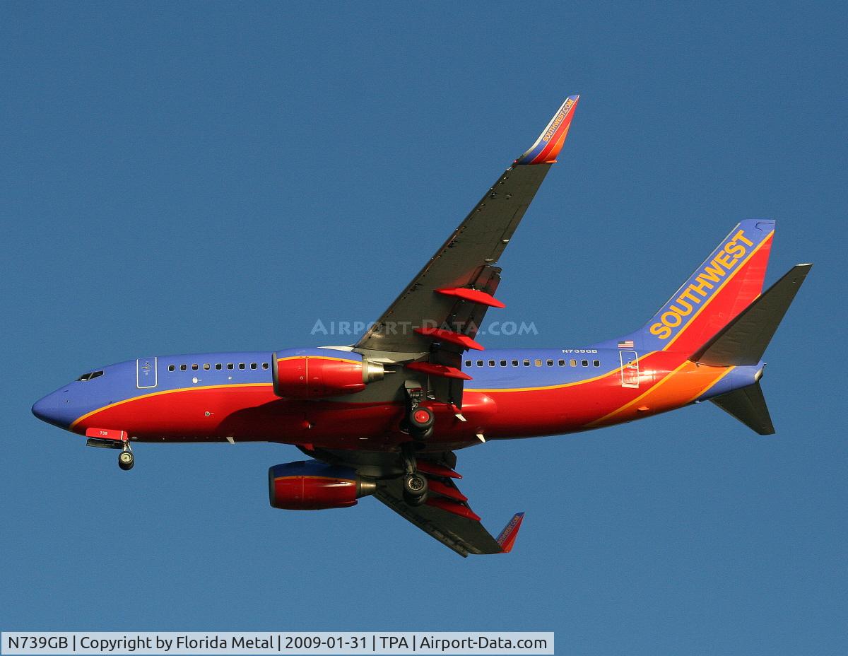 N739GB, 1998 Boeing 737-7H4 C/N 29275, Southwest 737-700