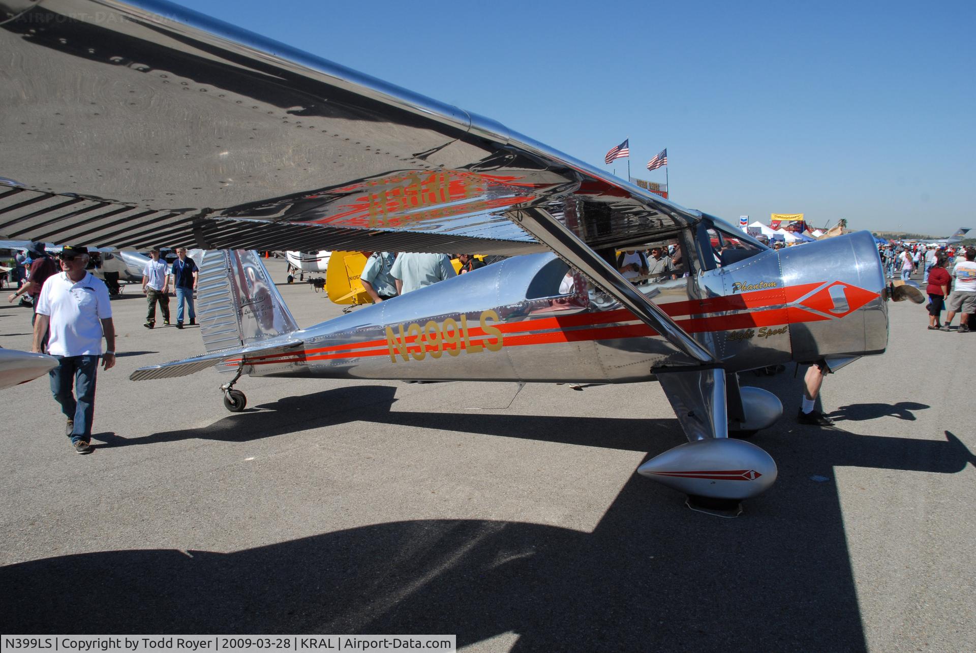 N399LS, Luscombe Silvaire S-LSA-8R C/N SL SR 001, Riverside Airshow 2009