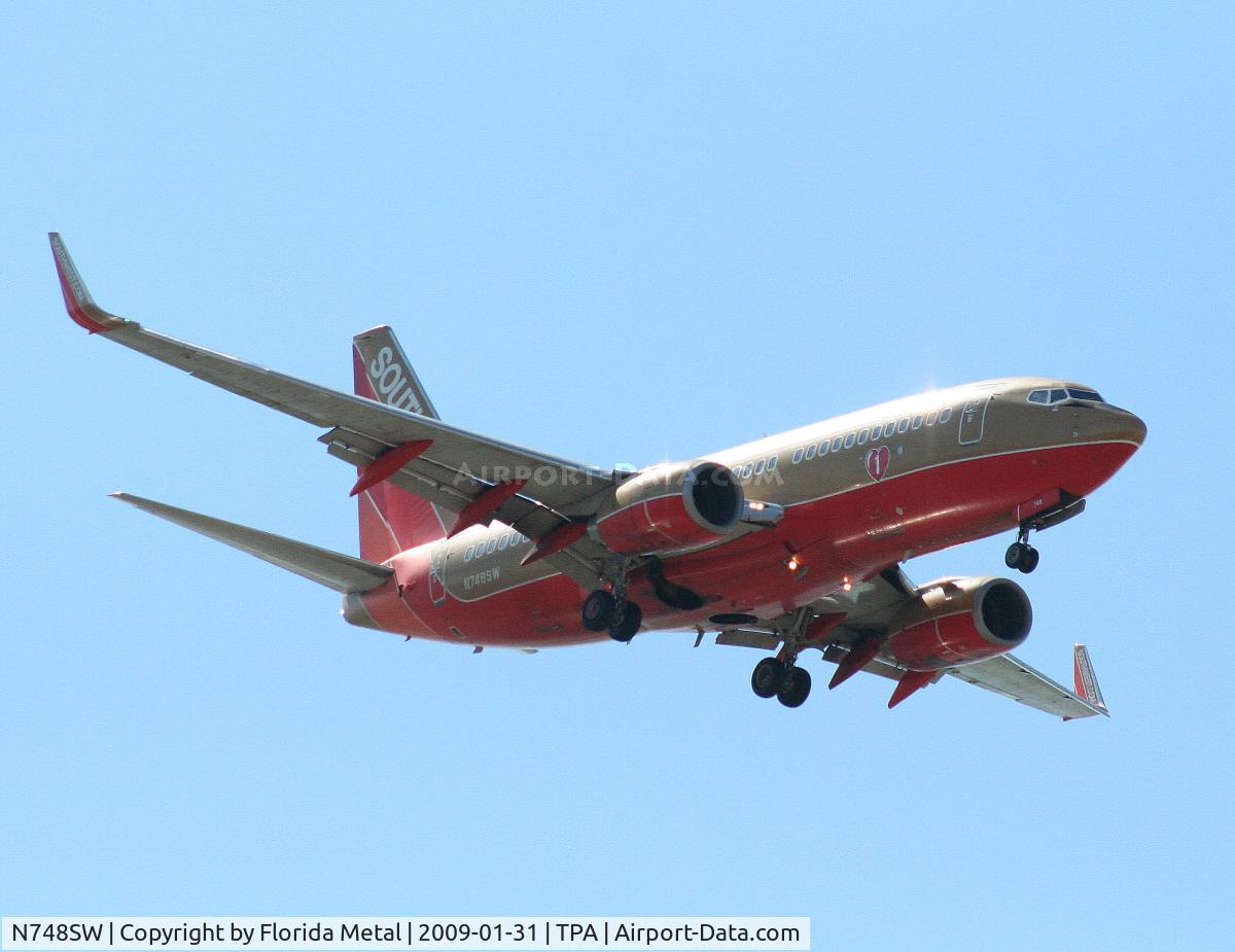 N748SW, 1999 Boeing 737-7H4 C/N 29800, Southwest 737-700