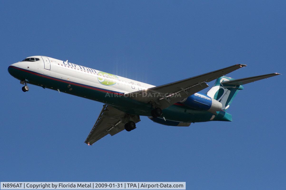 N896AT, 2005 Boeing 717-200 C/N 55048, Air Tran Say Yes to Orlando 717