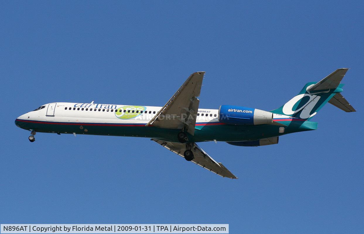 N896AT, 2005 Boeing 717-200 C/N 55048, Air Tran Say Yes to Orlando 717