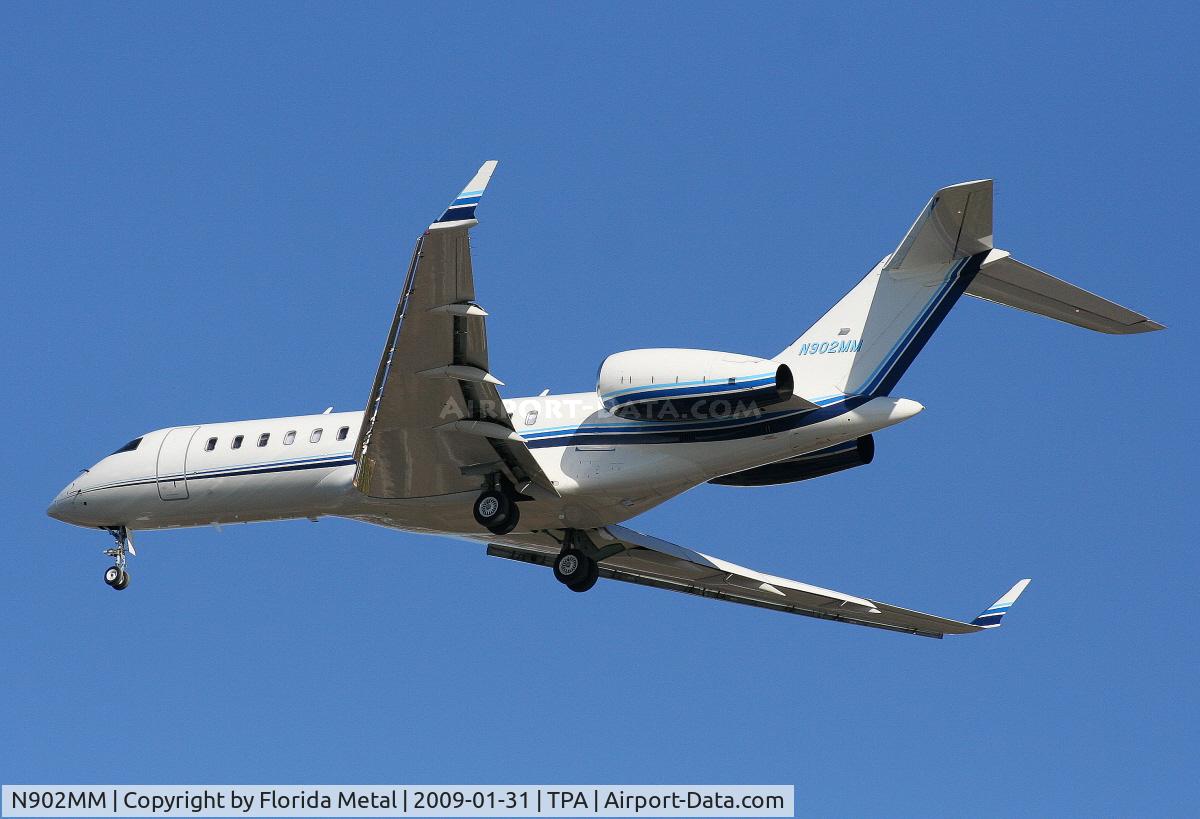 N902MM, 2001 Bombardier BD-700-1A10 Global Express C/N 9097, Global Express in for Superbowl