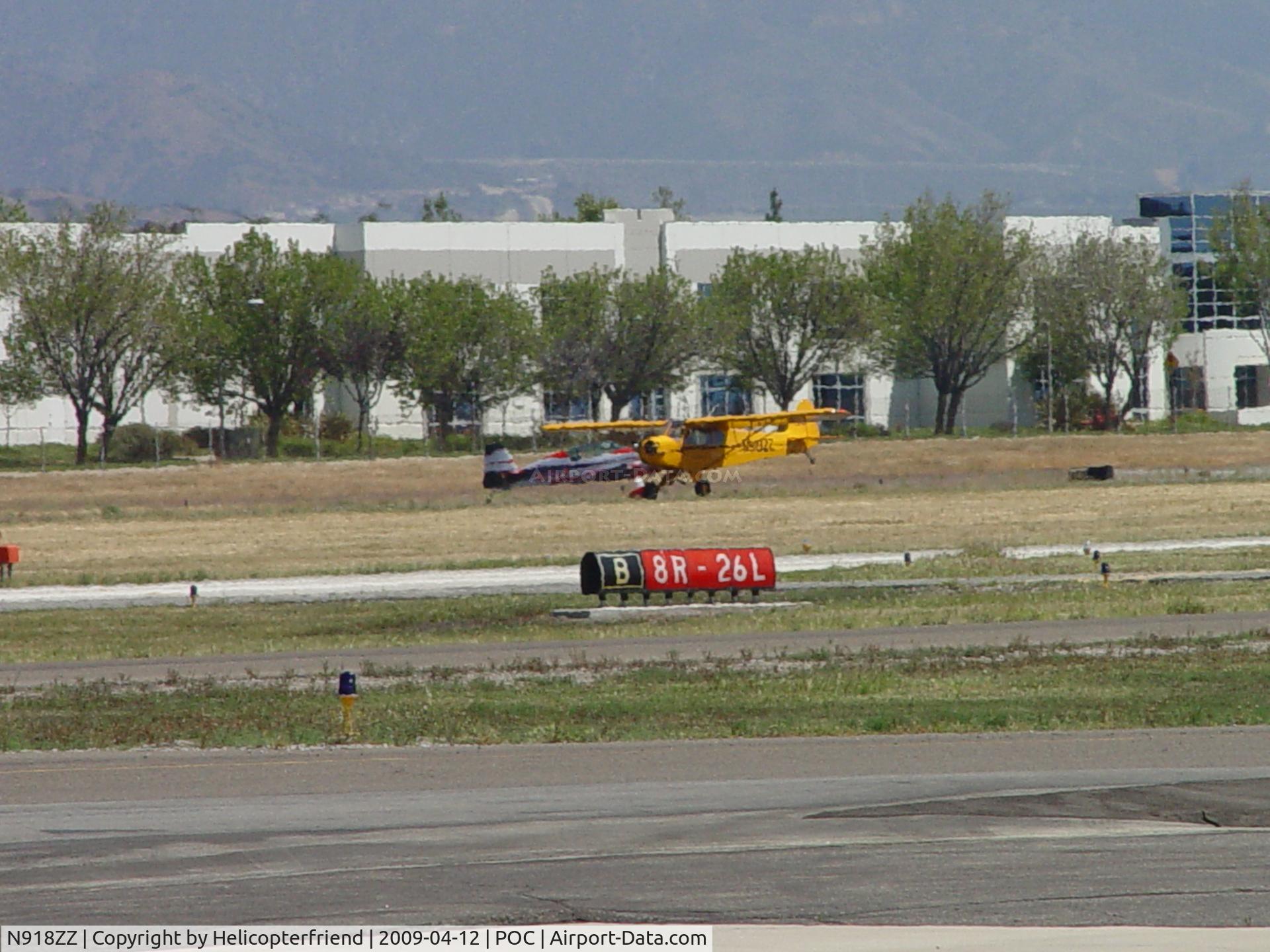 N918ZZ, 2006 American Legend AL3 C/N AL-1058, Tail up early on 26R at Brackett