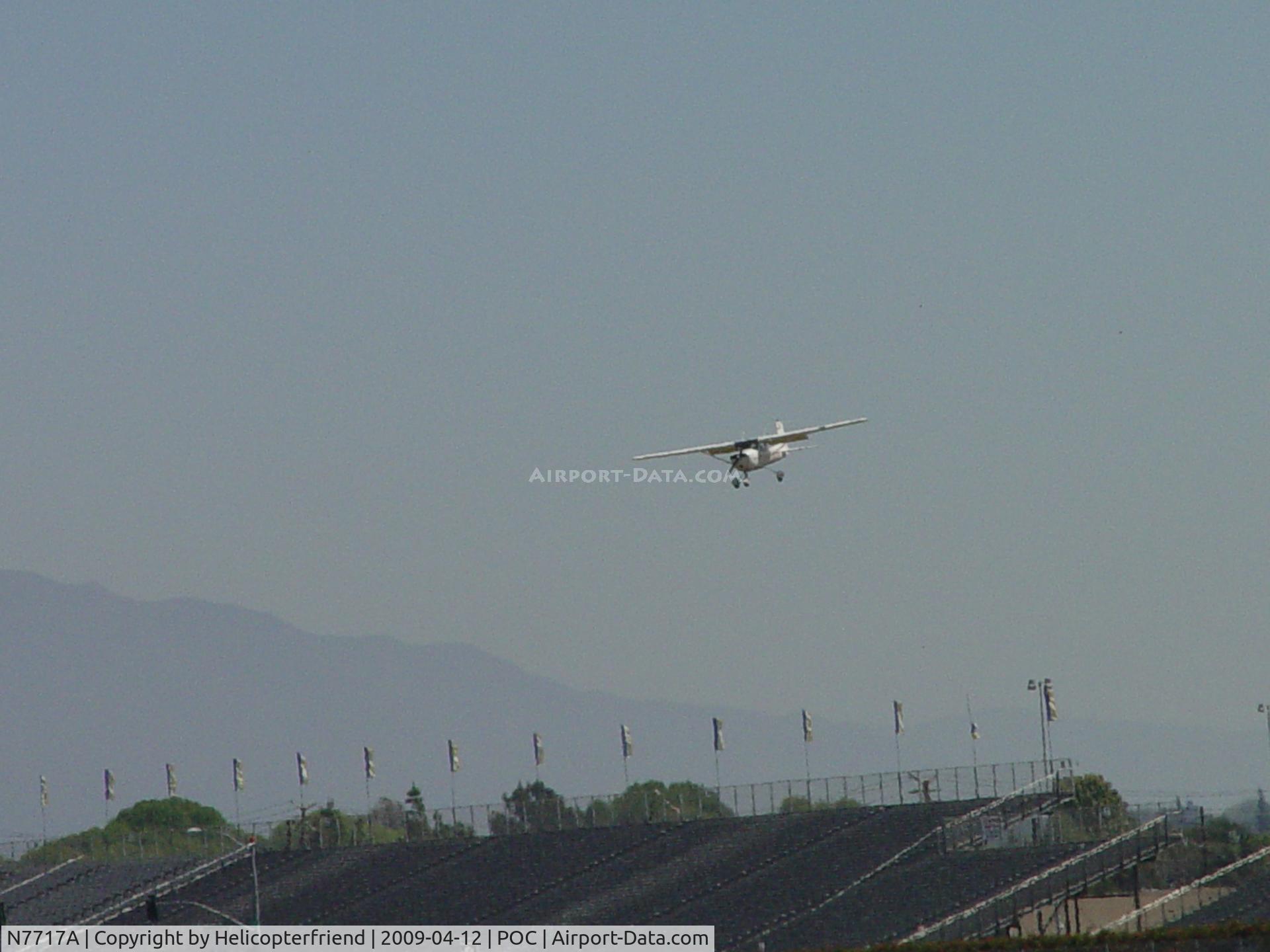 N7717A, 1964 Cessna 150E C/N 150-60886, On final to 26R
