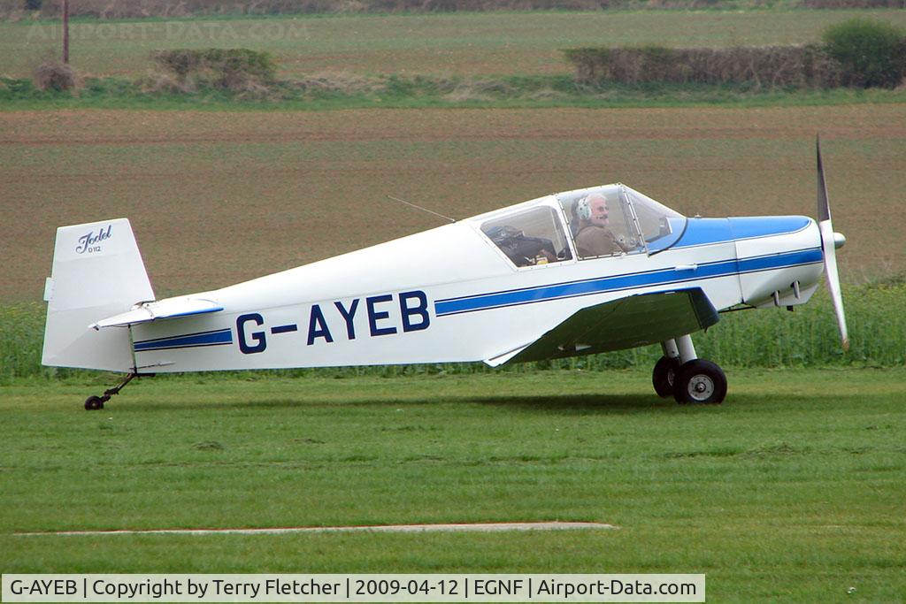 G-AYEB, 1958 Jodel D-112 C/N 586, Jodel D112 at Netherthorpe