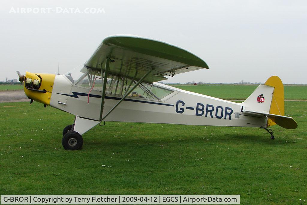 G-BROR, 1943 Piper L-4H Grasshopper (J3C-65D) C/N 10885, 1943 Piper Cub at Sturgate