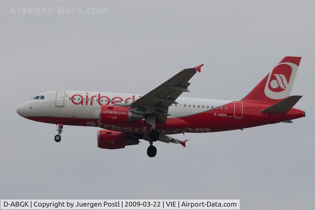 D-ABGK, 2008 Airbus A319-112 C/N 3447, Airbus A319-132