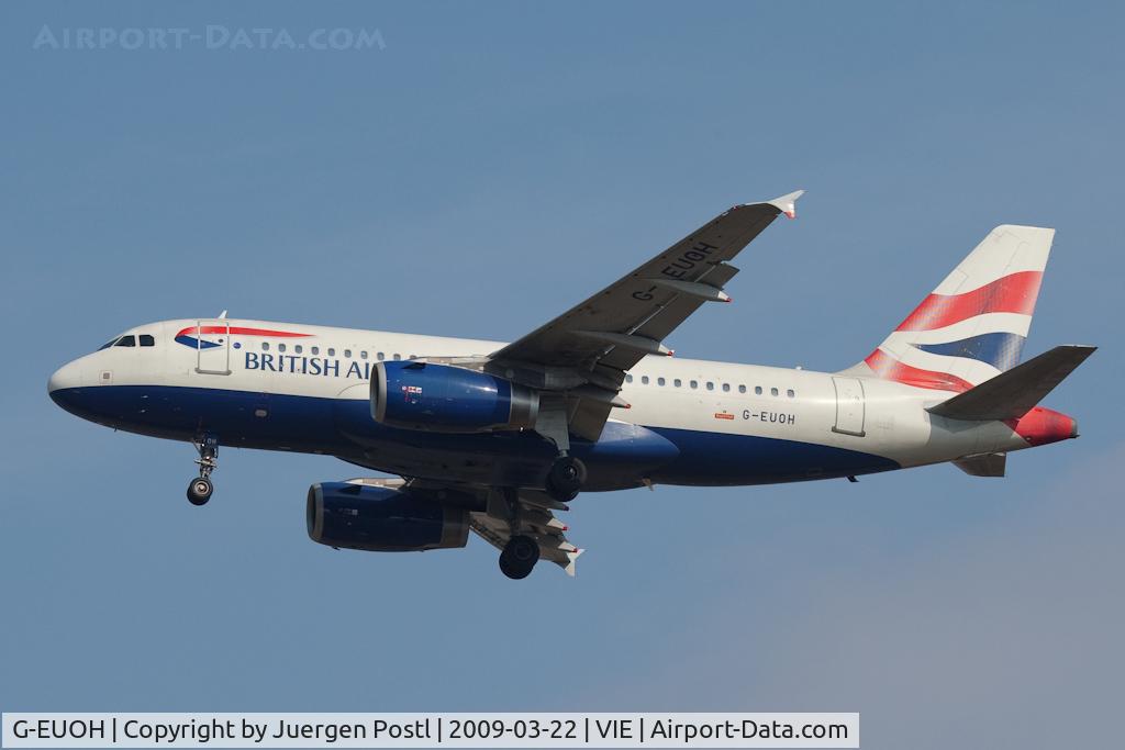 G-EUOH, 2001 Airbus A319-131 C/N 1604, Airbus A319-131
