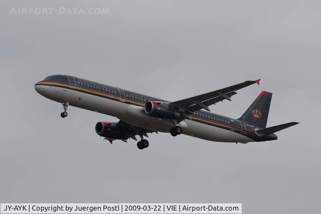 JY-AYK, 2008 Airbus A321-231 C/N 3522, Airbus A321-231