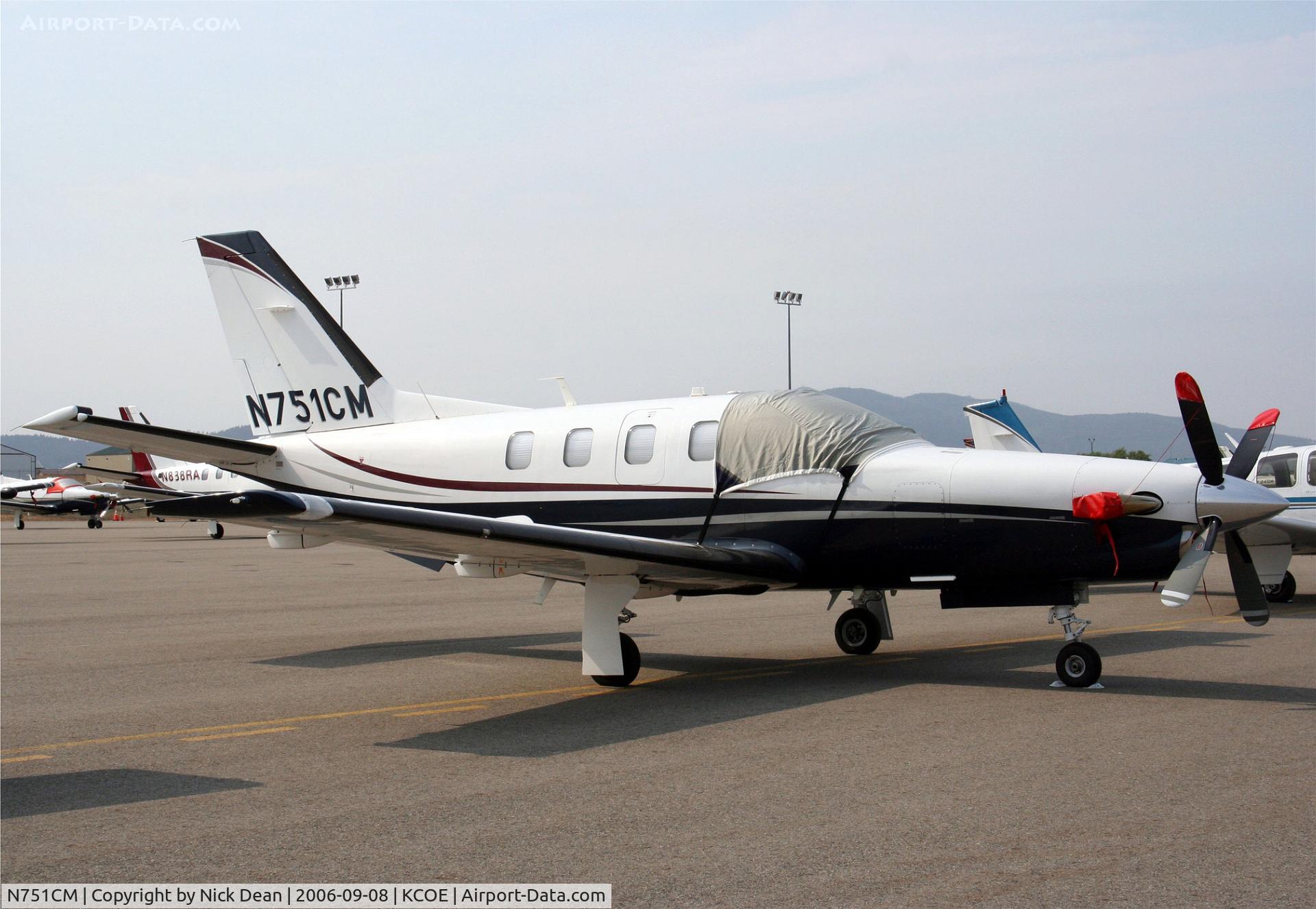 N751CM, 2005 Socata TBM-700 C/N 339, KCOE