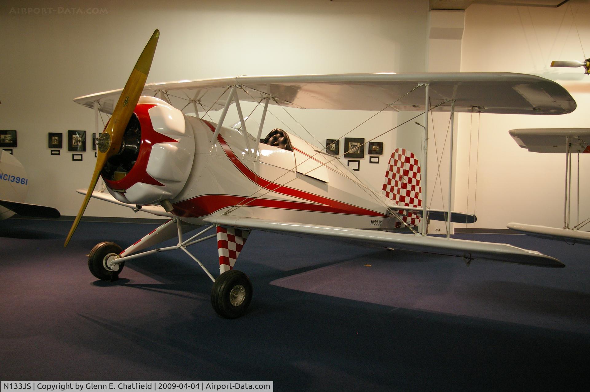 N133JS, 1970 Bucker Bu-133 Jungmeister Replica C/N 12, At the Science Museum of Oklahoma in Oklahoma City