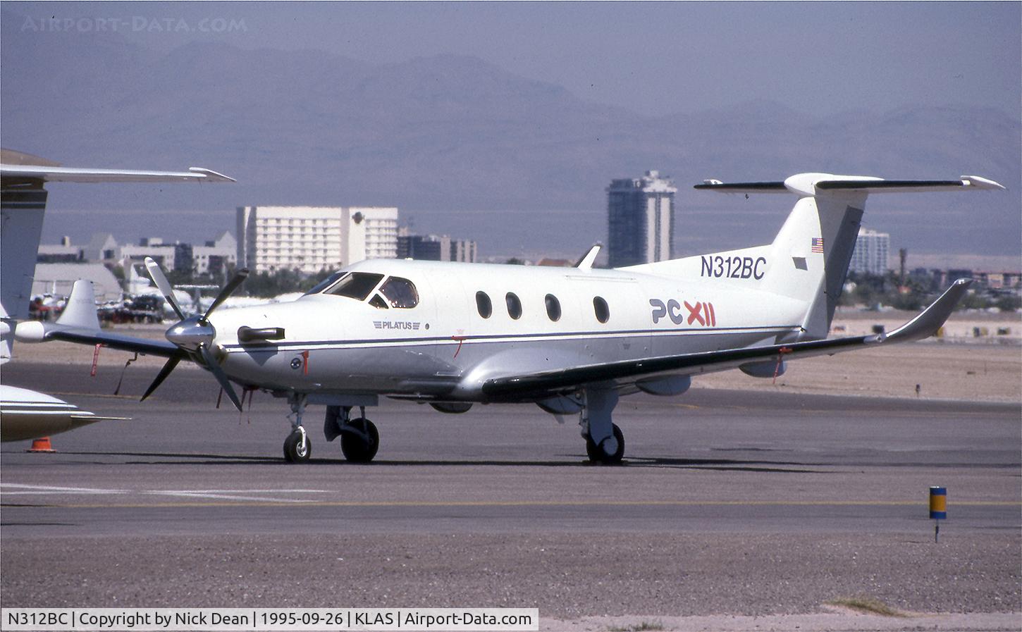N312BC, 1994 Pilatus PC-12 C/N 101, KLAS