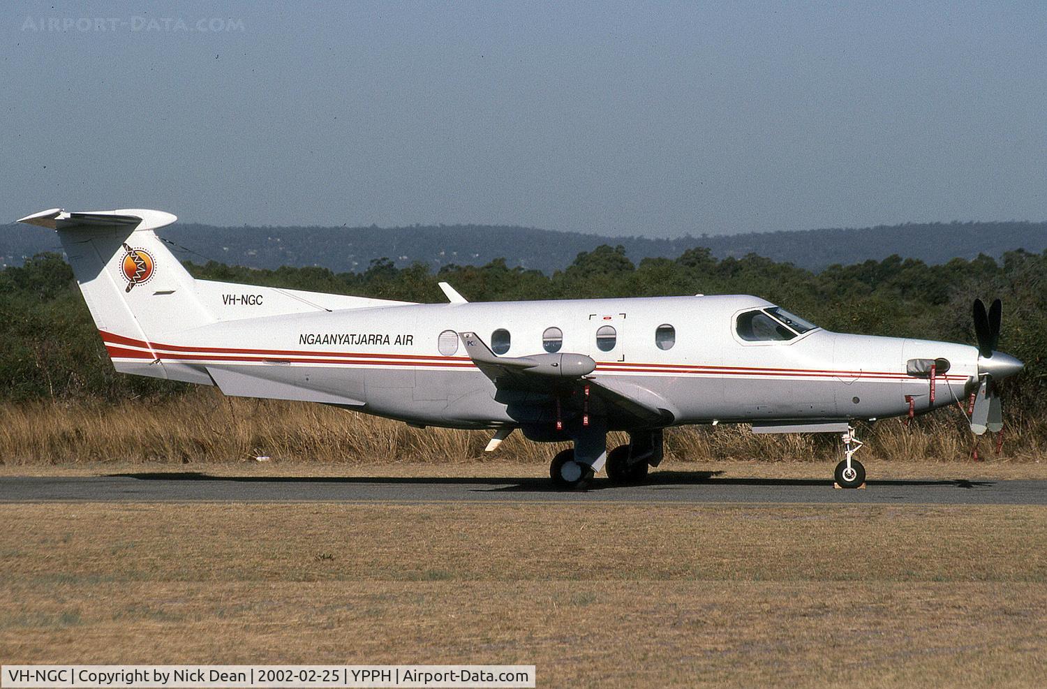 VH-NGC, 1994 Pilatus PC-12/45 C/N 102, YPPH