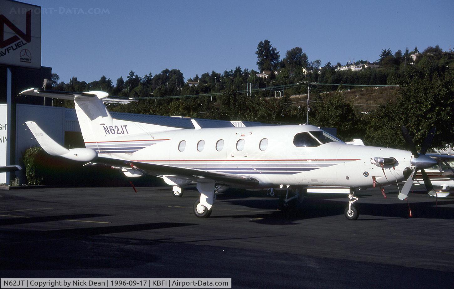 N62JT, 1994 Pilatus PC-12/45 C/N 107, KBFI