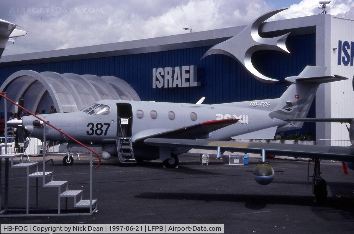HB-FOG, 1996 Pilatus PC-12M Eagle C/N 134, LFPB Paris Air Show