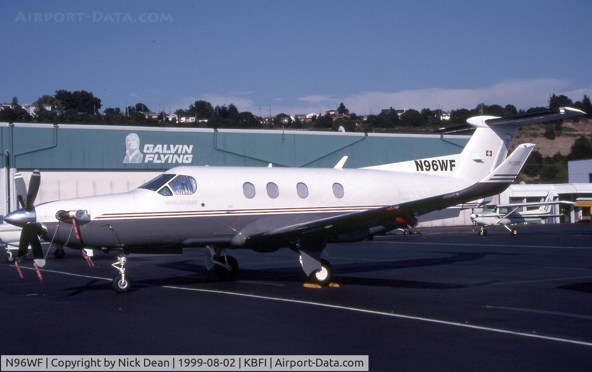 N96WF, 1996 Pilatus PC-12/45 C/N 139, KBFI