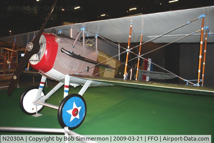 N2030A, 1918 SPAD S-XIII C1 C/N 1924E, Restored Spad XIII at the USAF Museum in Dayton, Ohio.