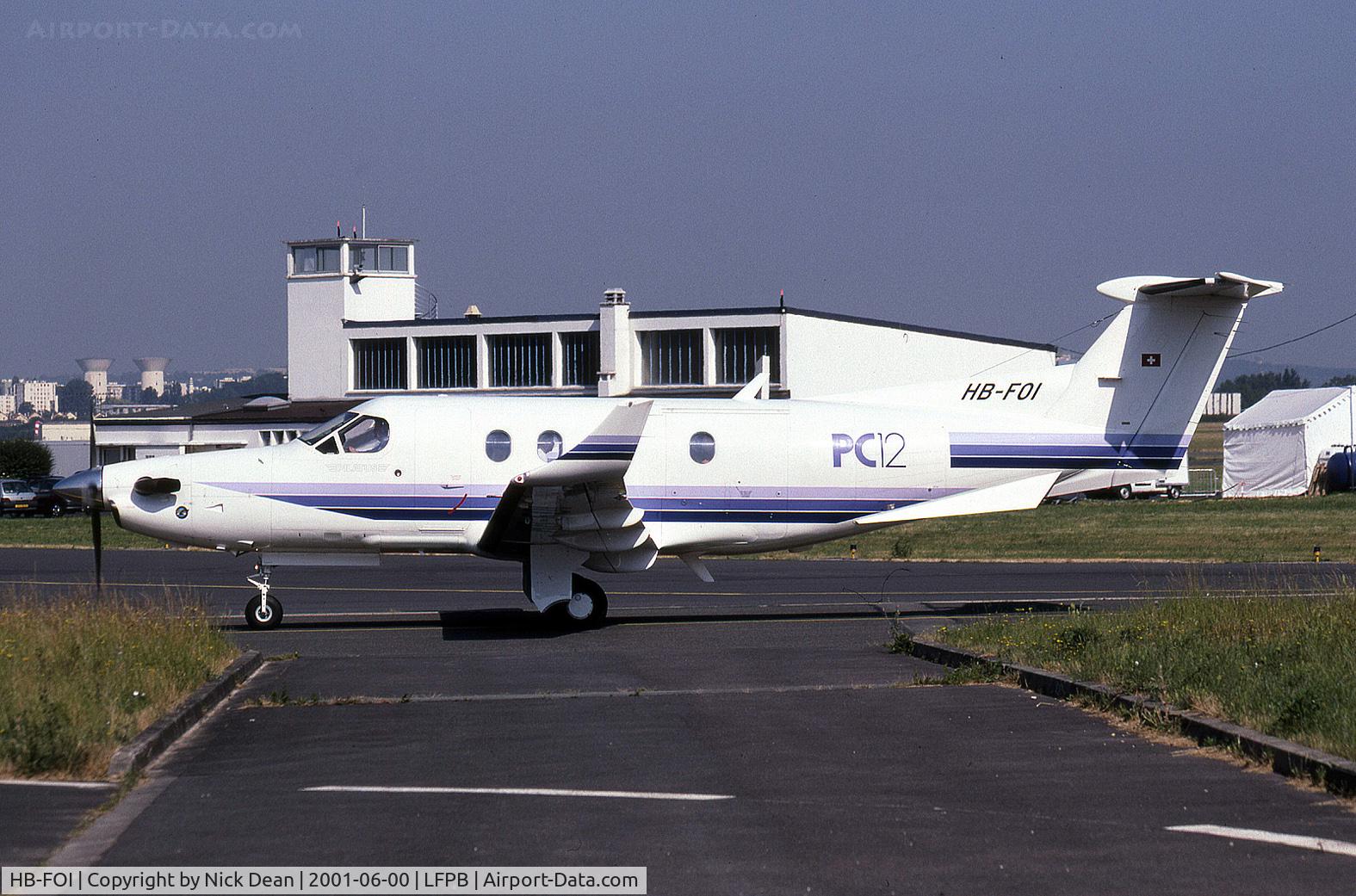 HB-FOI, 1996 Pilatus PC-12/45 C/N 157, LFPB