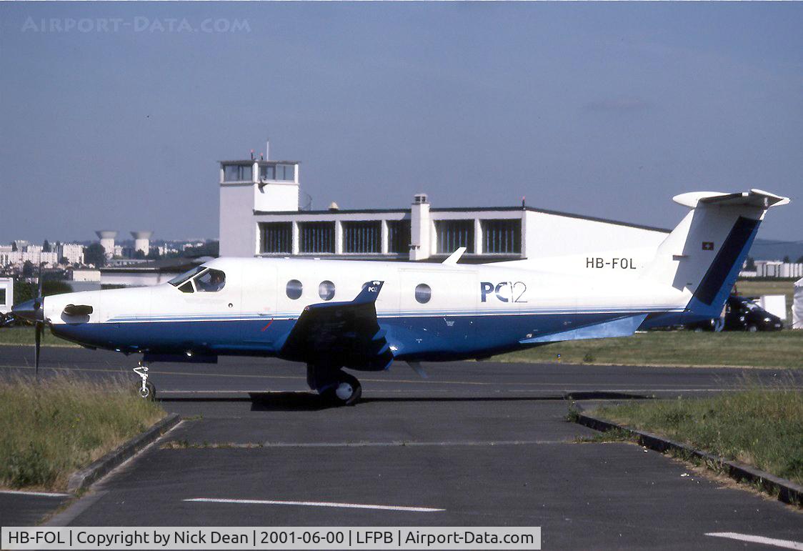 HB-FOL, 1996 Pilatus PCXII C/N 166, LFPB
