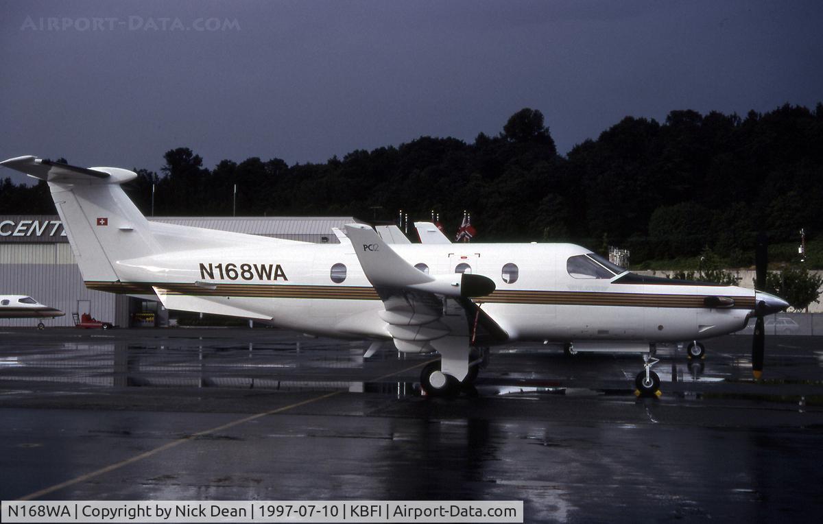 N168WA, 1996 Pilatus PCXII C/N 168, KBFI