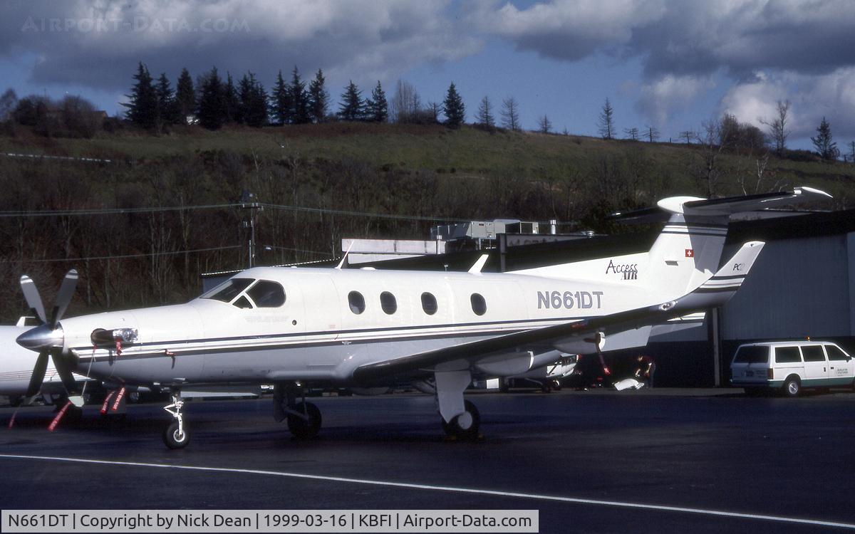 N661DT, 1997 Pilatus PCXII C/N 169, KBFI