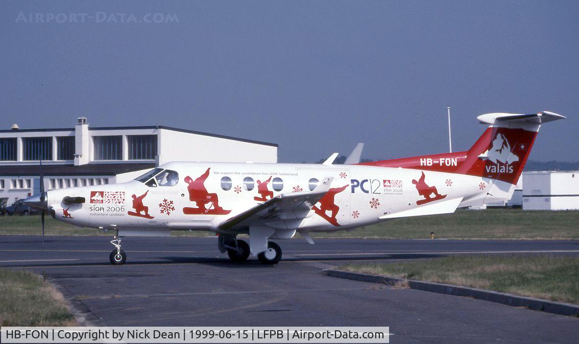 HB-FON, 1998 Pilatus PCXII C/N 213, LFPB