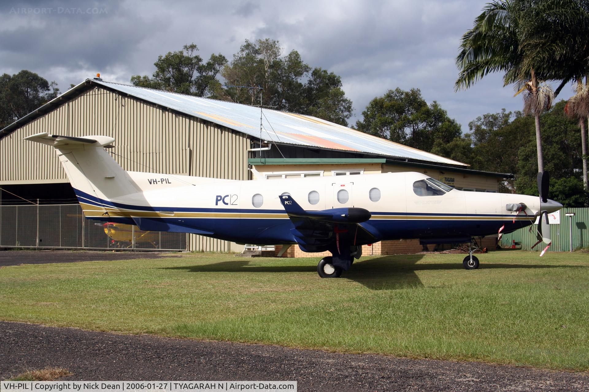 VH-PIL, 1998 Pilatus PC-12/45 C/N 231, Tyagarah Airstrip NSW
