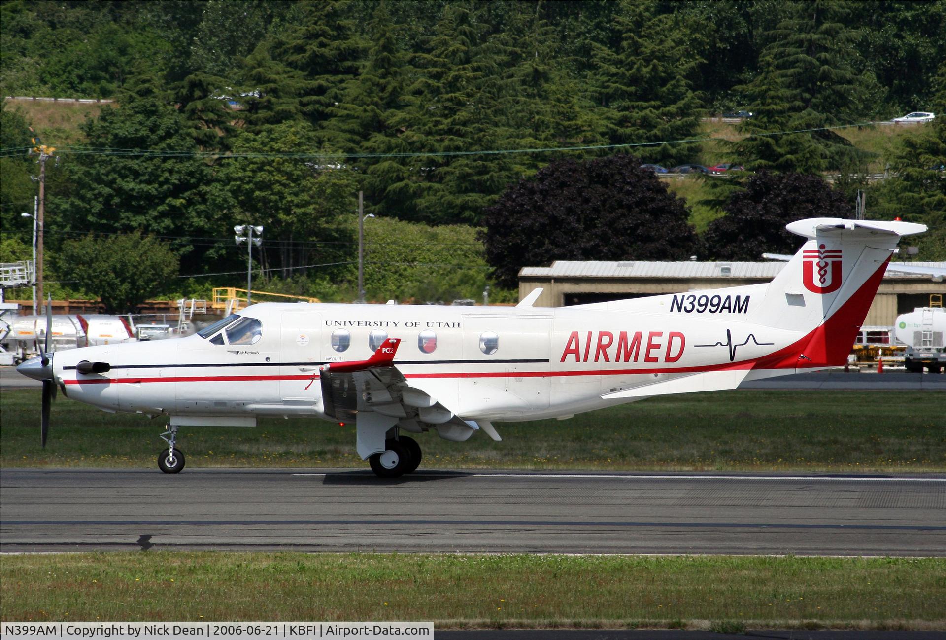 N399AM, 1999 Pilatus PC-12/45 C/N 249, KBFI