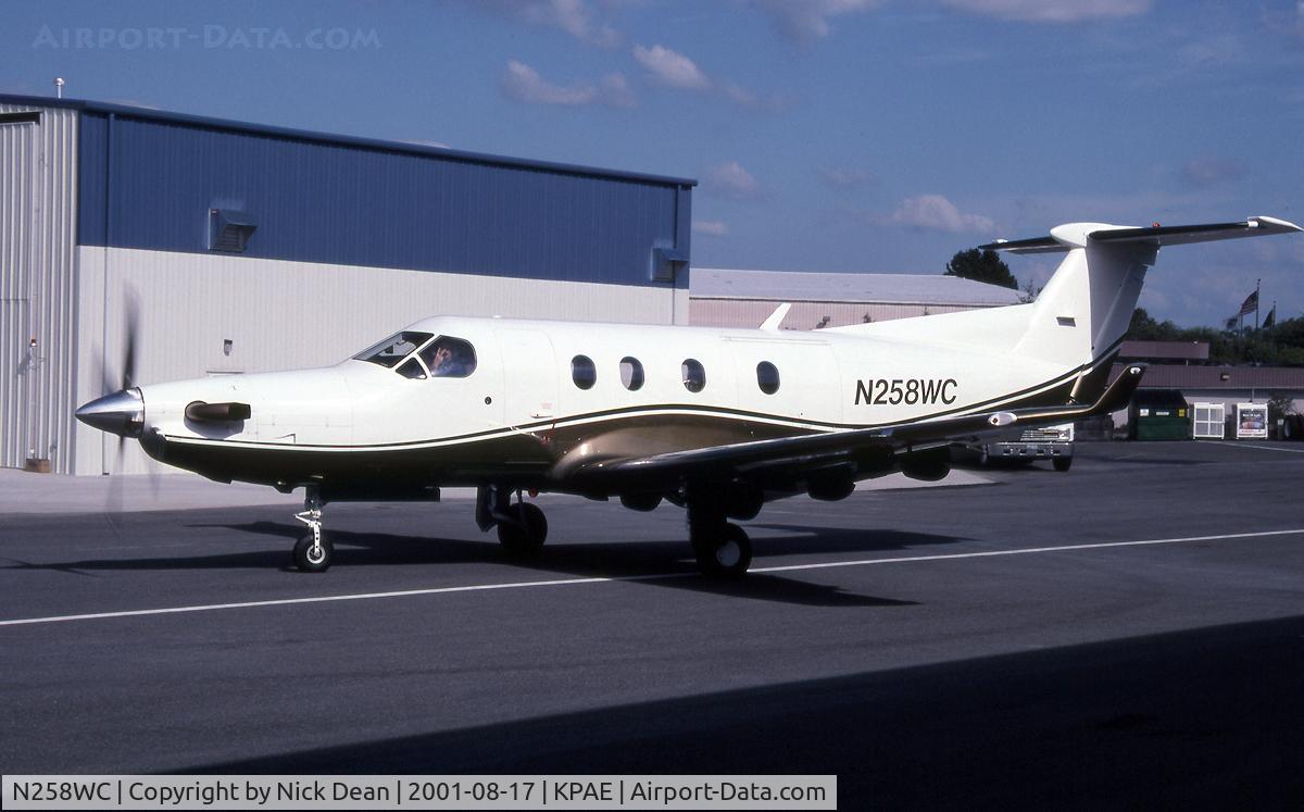 N258WC, 1999 Pilatus PC-12/45 C/N 258, KPAE