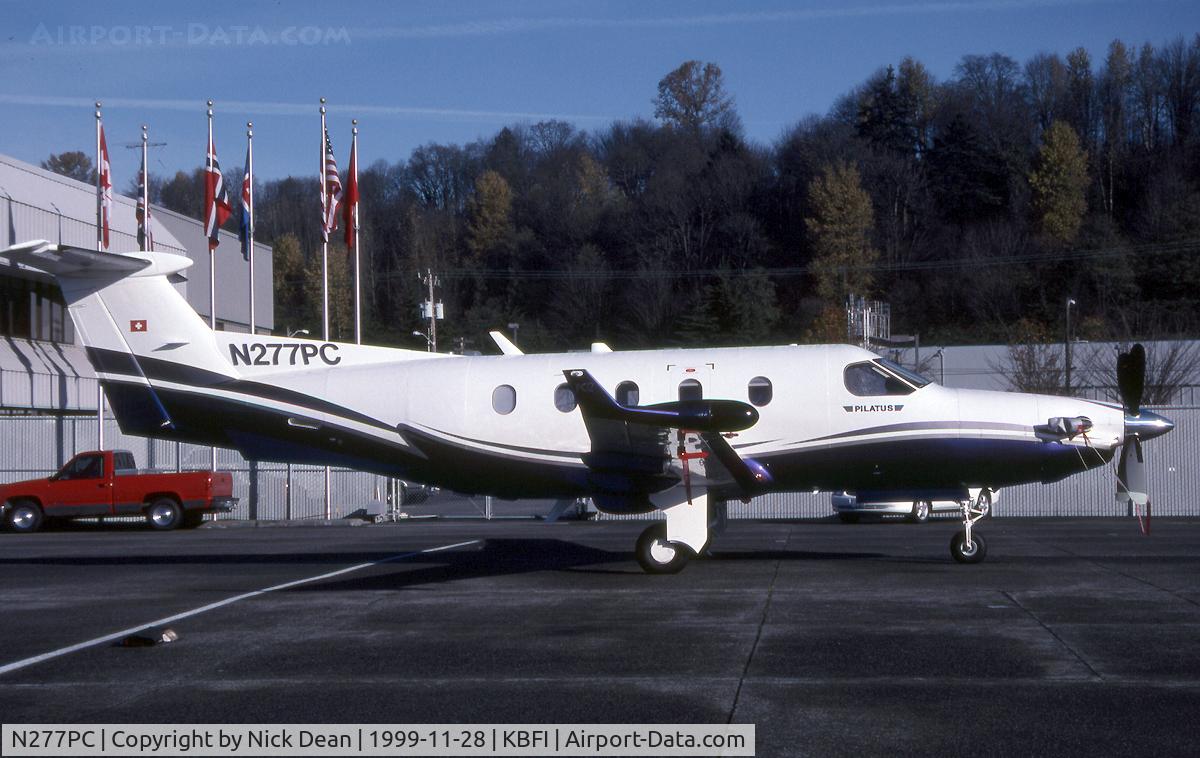N277PC, 1999 Pilatus PC-12/45 C/N 277, KBFI