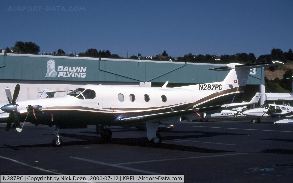 N287PC, 1999 Pilatus PC-12/45 C/N 287, KBFI