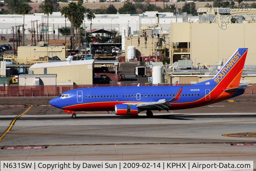 N631SW, 1996 Boeing 737-3H4 C/N 27706, 737