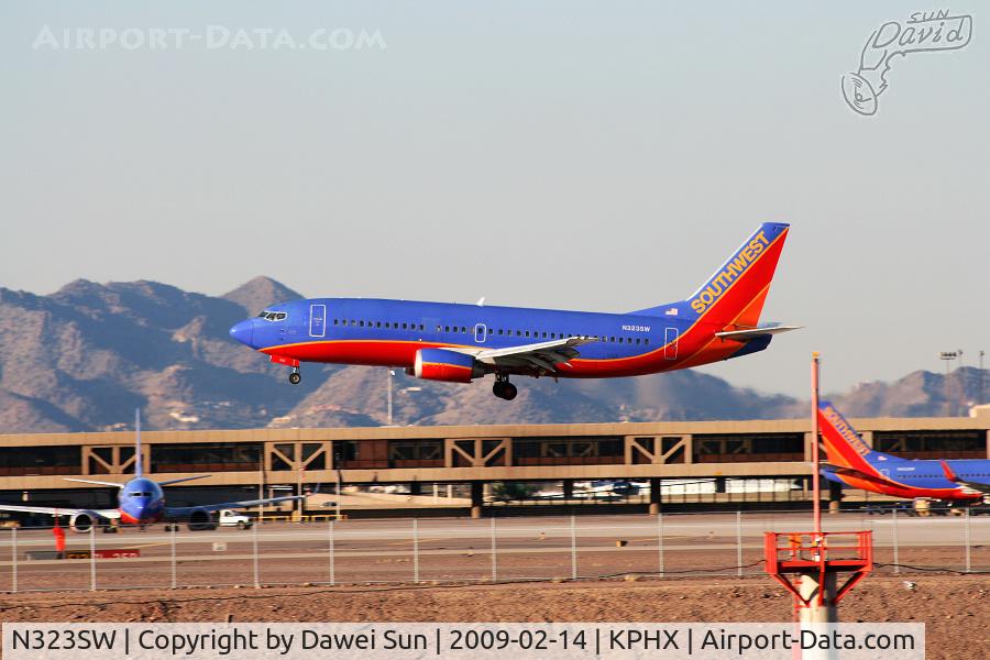 N323SW, 1987 Boeing 737-3H4 C/N 23344, 737