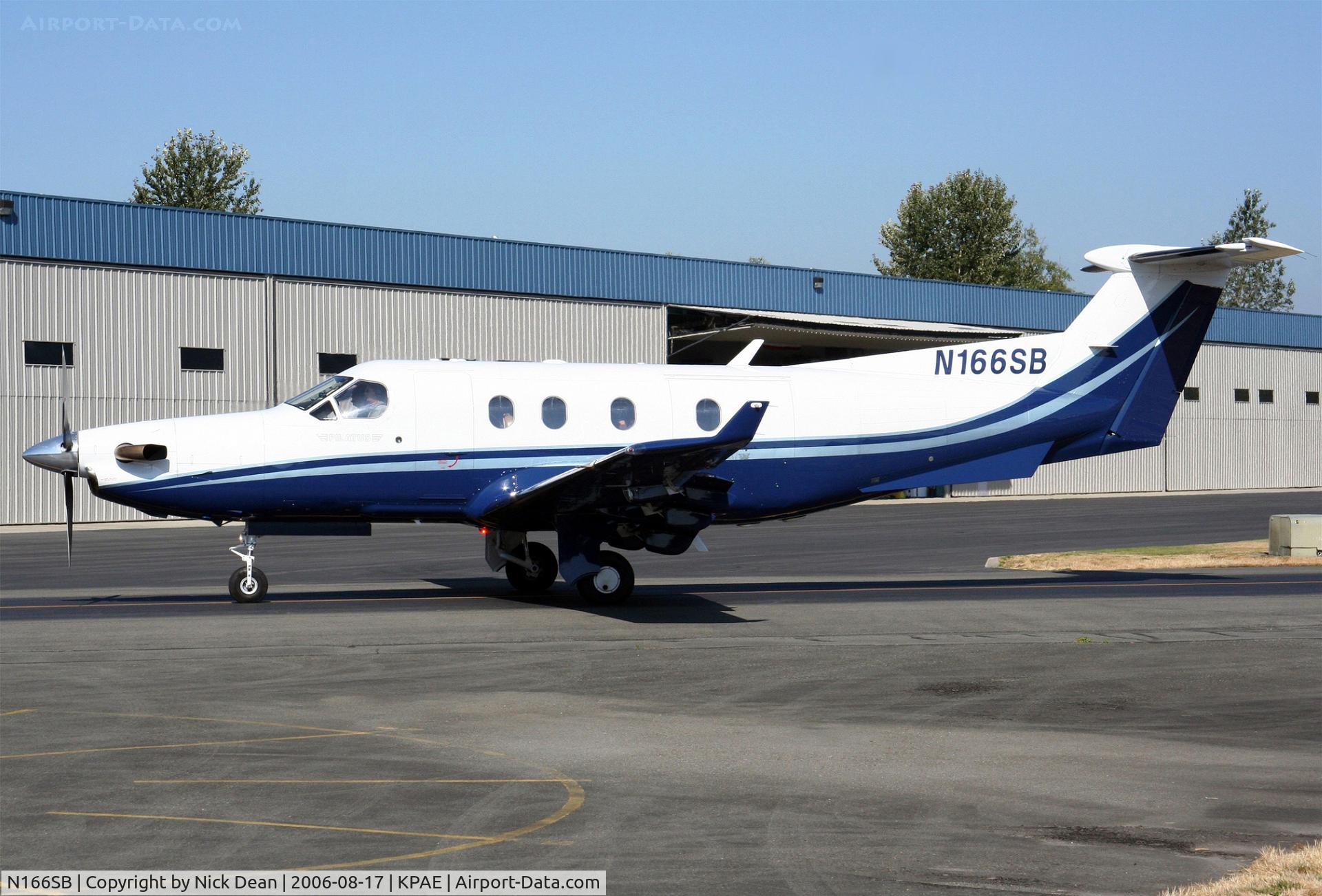 N166SB, 1999 Pilatus PC-12/45 C/N 310, KPAE