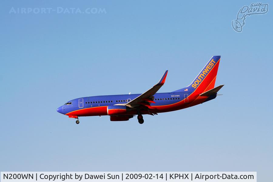 N200WN, 2005 Boeing 737-7H4 C/N 32482, N200WN
