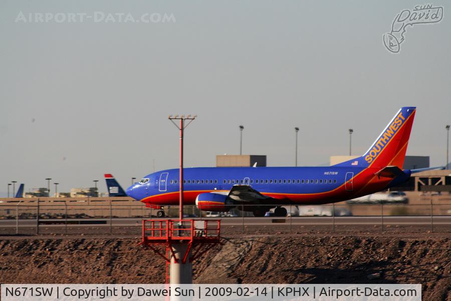 N671SW, 1988 Boeing 737-3G7 C/N 23785, 737