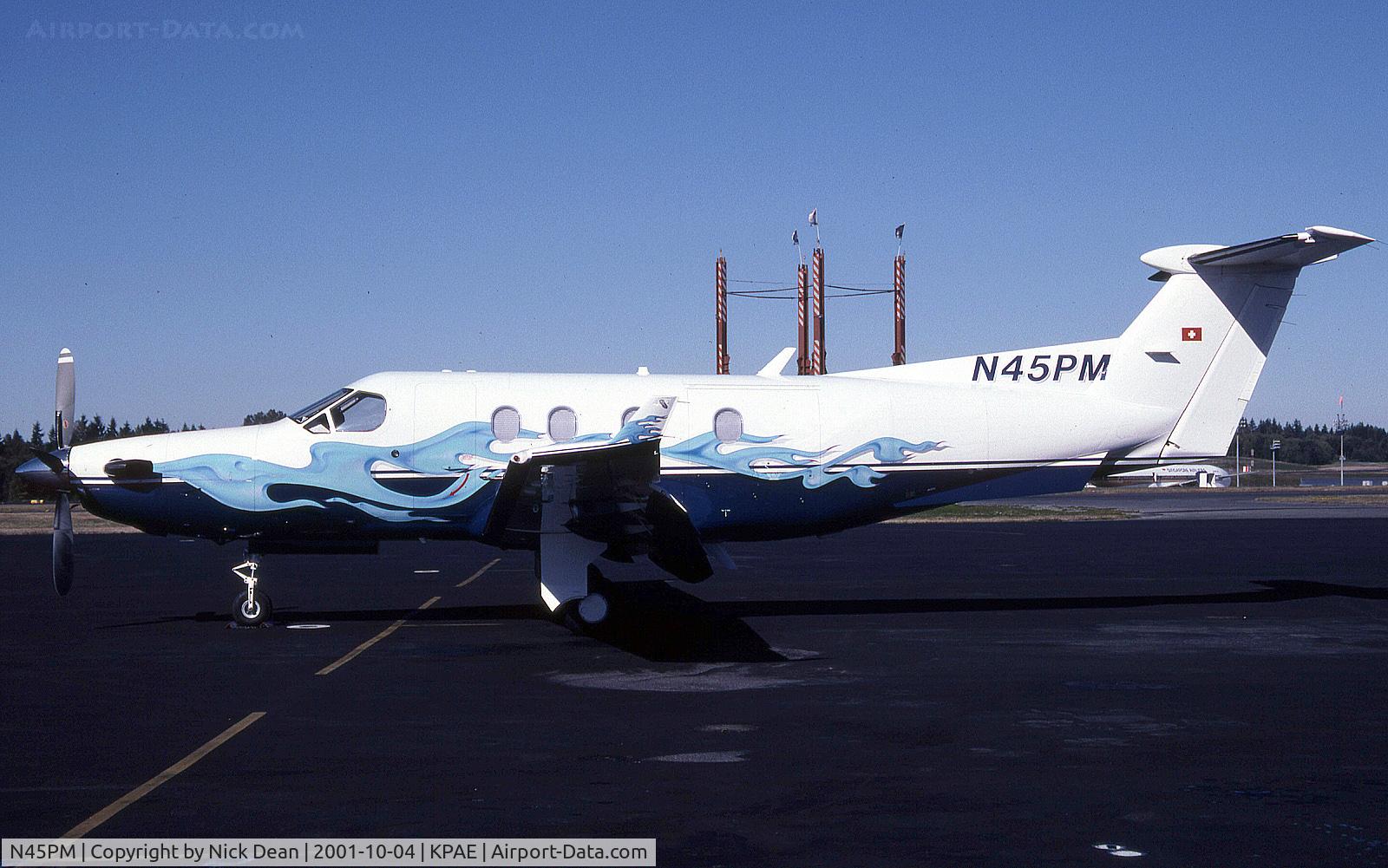 N45PM, 2008 Pilatus PC-12/47E C/N 1058, KPAE