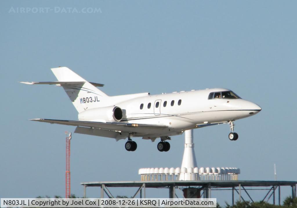 N803JL, British Aerospace BAe.125 Series 800A C/N 258160, Hawker 800