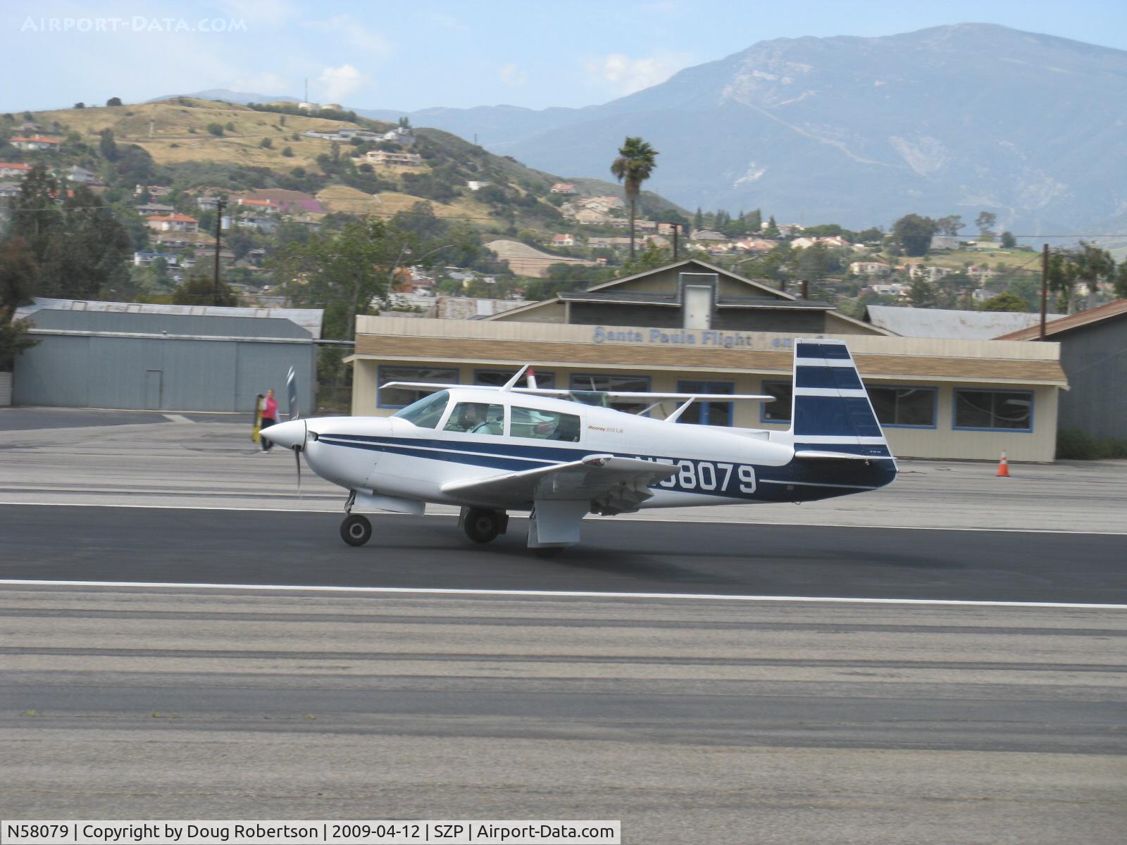 N58079, Mooney M20J 201 C/N 24-1638, 1987 Mooney M20J 201LM, Lycoming IO-360 200 Hp, landing Rwy 22