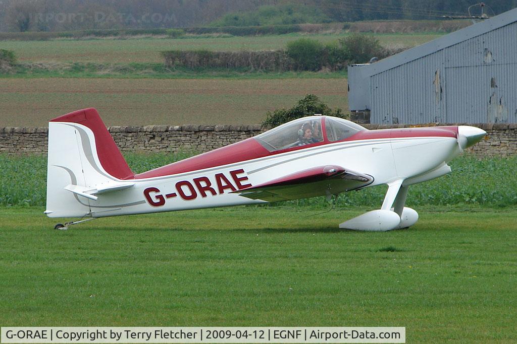 G-ORAE, 2003 Vans RV-7 C/N PFA 323-14016, Vans RV-7 at Netherthorpe